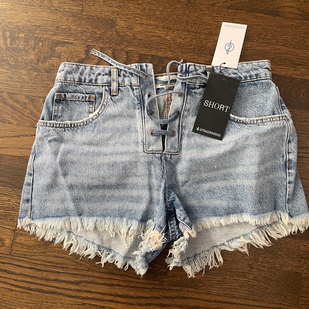 Brand new with tags blue jean denim shorts